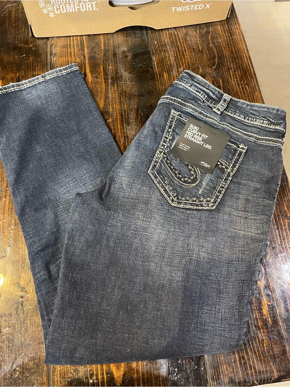 Silver Jeans Men's Straight Leg Indigo Wash Jeans